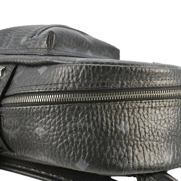 MCM  Stark Side Stud Visetos Canvas Backpack Bag Black main image 6